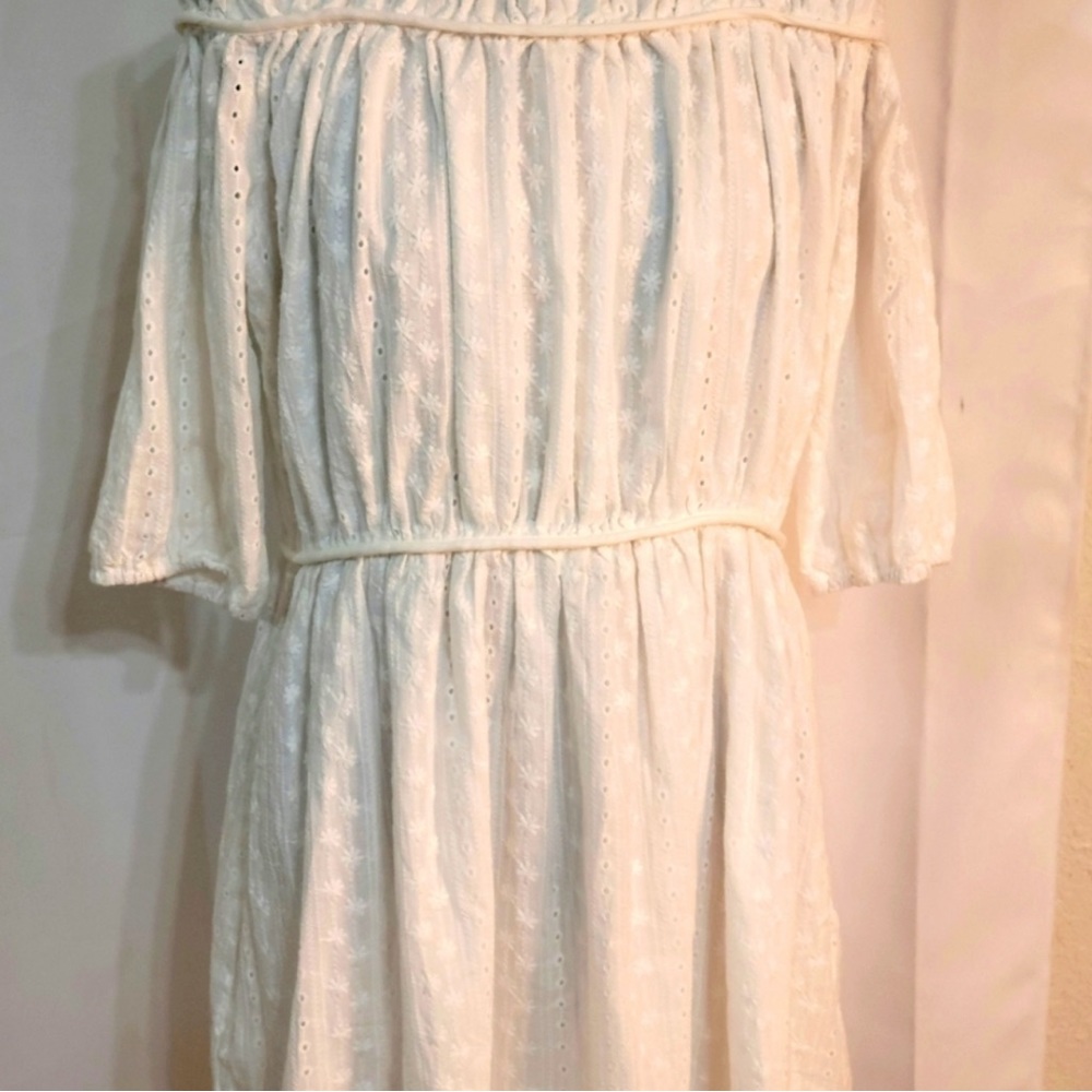 Nasty Gal Eyelet White Summer Dress 🤍🤍